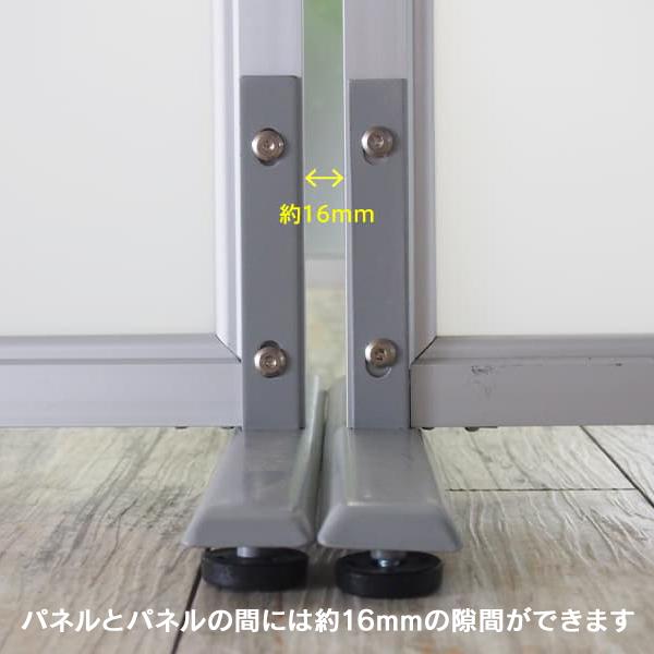 ノルム パーティション シンプルスクリーン W800×H1200 ホワイトメラミン (キャスター仕様) SHSCR-WHLCA 衝立 間仕切り(事業所様限定)の画像