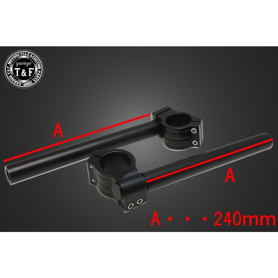 セパレートハンドル(25.4mm)Φ39対応(ブラック)の画像