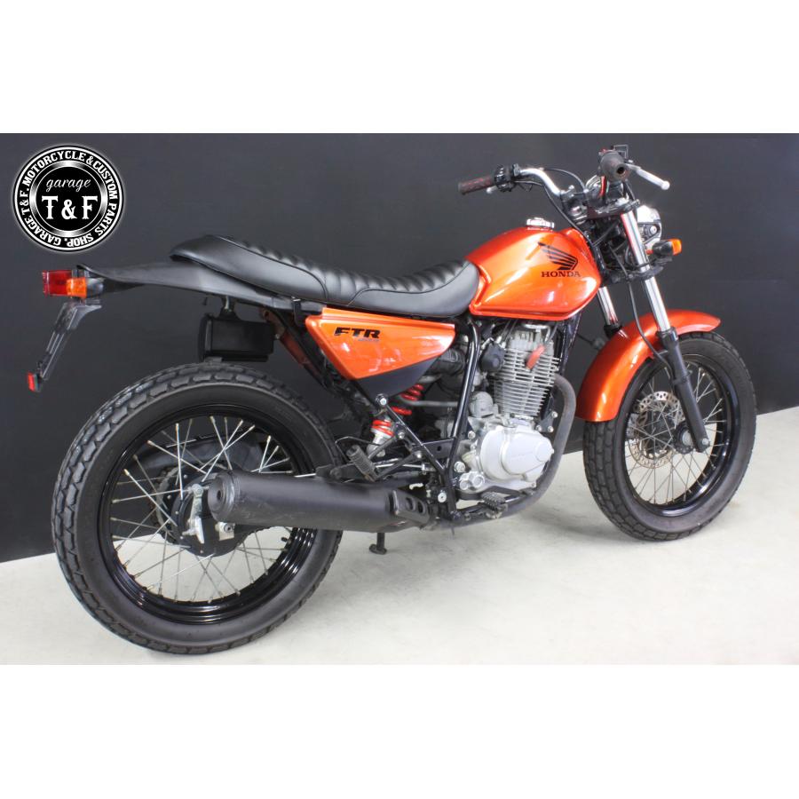 FTR223 ナイトロヘッズ タックロール 美品 廃盤 美品 HONDA FTR223 ナイトロヘッズ シート mc34 ロー スパトラ タック