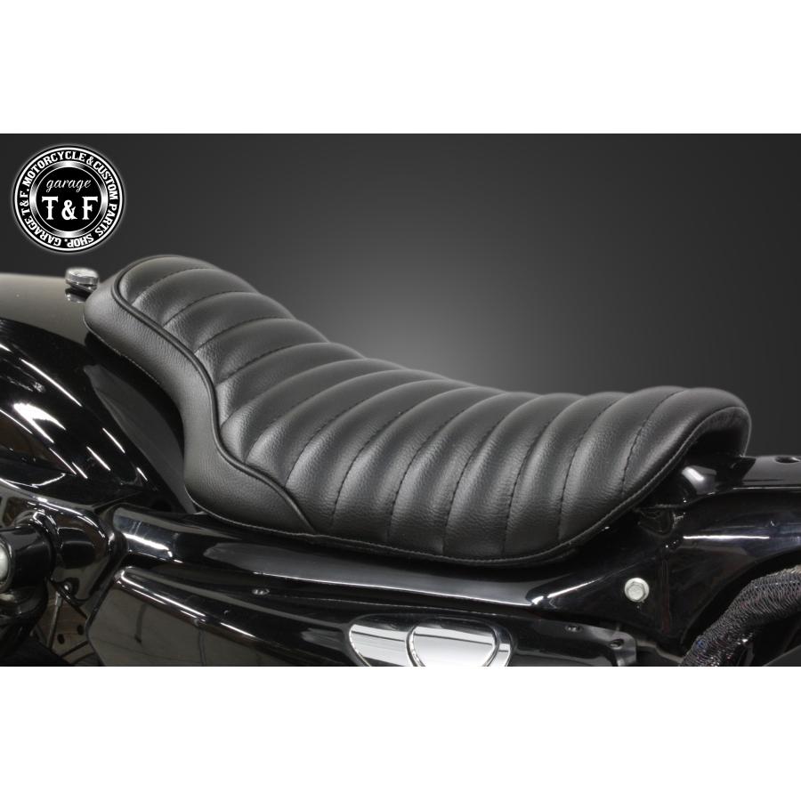 美品　t&f スポーツスター専用　シングルシートタイプB　ハーレー SPORTSTER スポーツスター専用 シングルシートタイプBフラット(タック