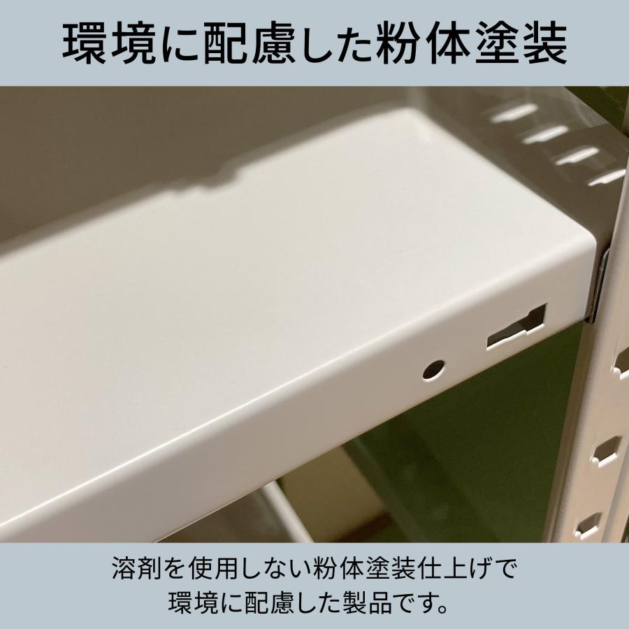 スチールラック 6段 幅151.2 奥行46.2 高さ180cm オープンラック ラック 業務用 棚 物品棚 シェルフ 軽量ラック 軽量棚 倉庫 オフィス 収納家具 KRの画像