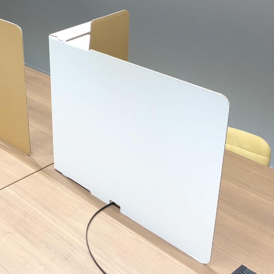 段ボールパネル 机上タイプ 幅70cm 高さ55cm 日本製 飛沫防止
