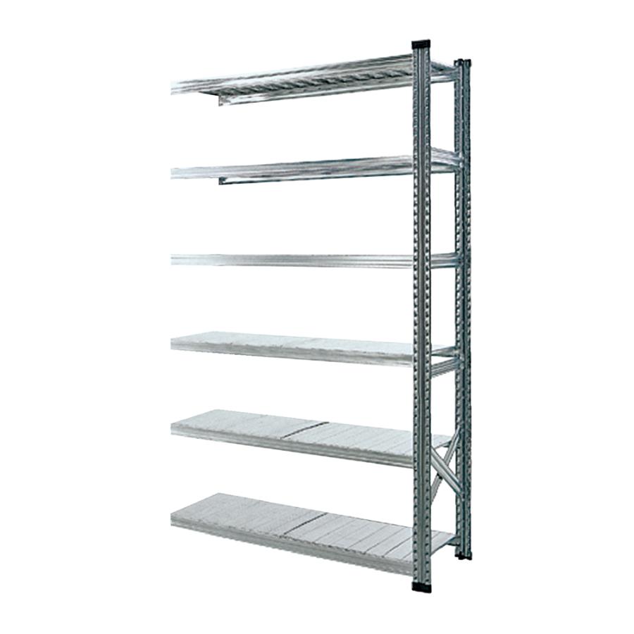 増設用 METALSISTEM メタルシステムラック 6段タイプ 幅124cm スチール