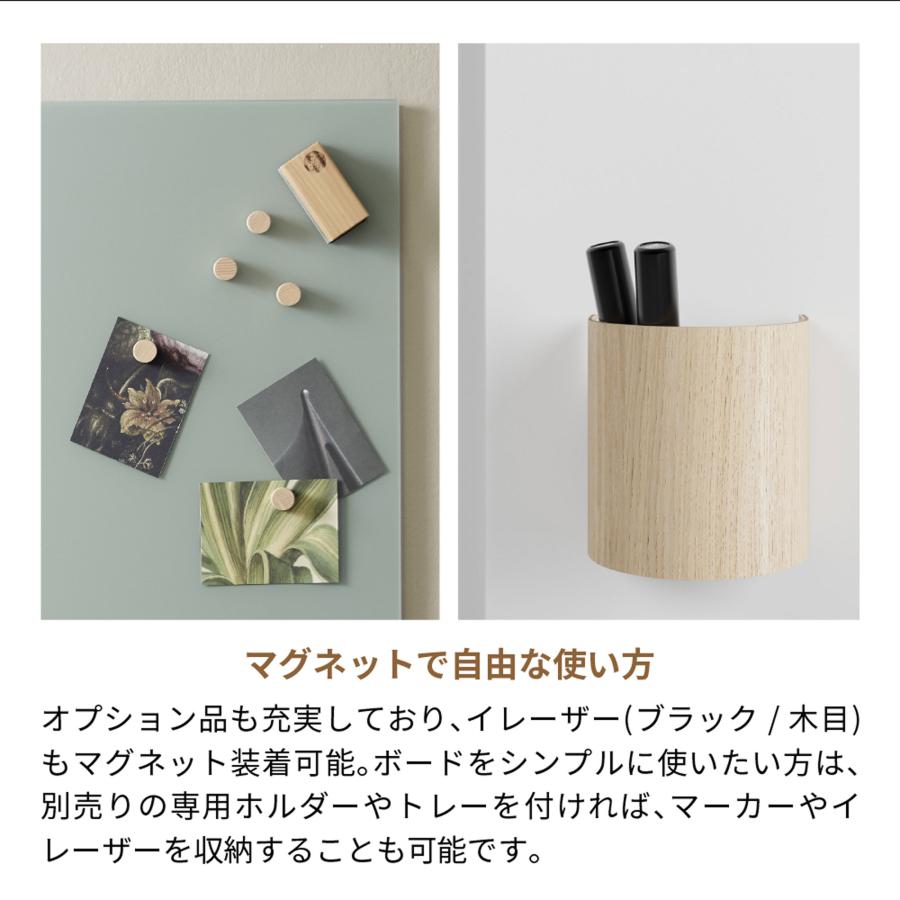 強化ガラス ホワイトボード 壁掛け 円形 ガラスボード CHAT board