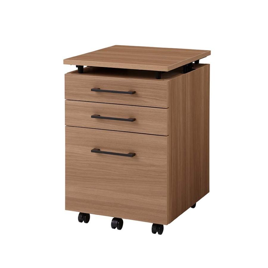 Garage 木製 デスクワゴン 3段 幅41.6 奥行44.5cm オフィス