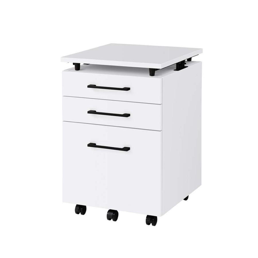 Garage 木製 デスクワゴン 3段 幅41.6 奥行44.5cm オフィス Garage 木製 デスクワゴン 3段 幅41.6 奥行44.5cm オフィス