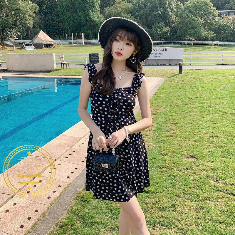 限定 韓国 可愛い 水着ワンピース M グリーン 露出少なめ 海水浴 プール Clinicacampinas Com Br