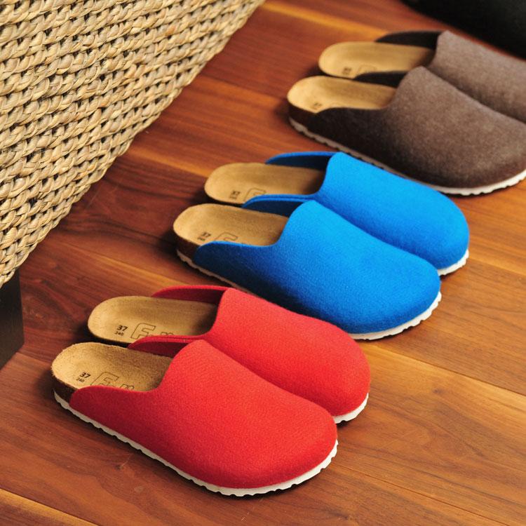 ルームシューズ メンズ レディース フェルト サンダル コンフォート