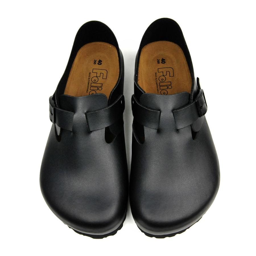 Folio フォリオ fo9002 コンフォートシューズ フットベッド メンズ レディース フラットシューズ クロッグ 靴