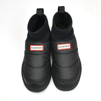 レディース イン/アウト ニッティド カフ スリッパ― ブーツuk5 24センチ HUNTER＞レディース イン/アウト ニッティド カフ スリッパ― ブーツ