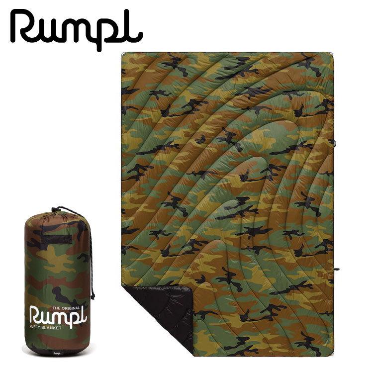 100%正規品 Rumple ブランケット オリジナルパフィー ランプル ORIGINAL TPPBP221 キャンプ 車中泊 CAMO WOODLAND PUFFY 毛布、ブランケット