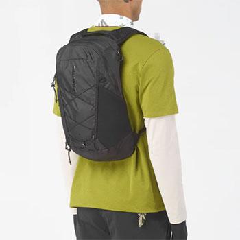 SALOMON XT 15 ハイキングバッグ SALOMON サロモン XT 15 BLACK ユニセックス ハイキングバッグ