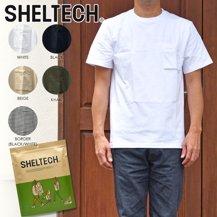 SALE シェルテック ポケット Tシャツ レギュラー 吸水速乾 SHELTECH MENS REGULAR STYLE CREWNECK S/S POCKET TEE | Champion