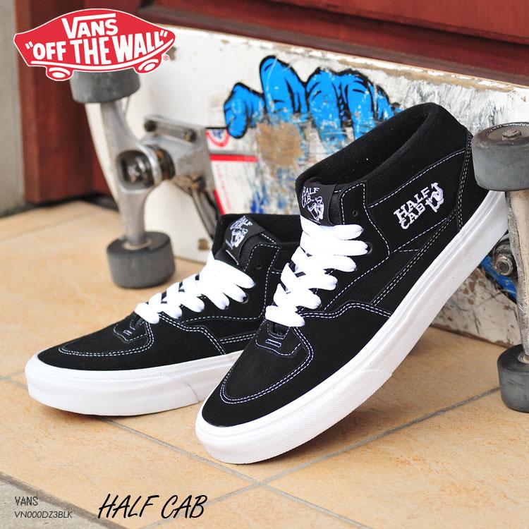 VANS バンズ ハーフキャブ スニーカー ブラック HALF CAB BLACK