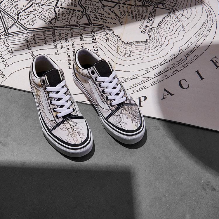 SALE バンズ オールドスクール ヴァンズ VANS × MOCA OLD SKOOL (MOCA) FRANCES STARK/MAPS vn0a5krf94h｜garagebase｜05