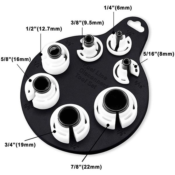 7pc A/C フューエルラインディスコネクトツール A109 : Garage.com