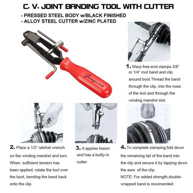 ブーツバンドカッタープライヤー ブーツバンド1set付き  J031 |  | 04