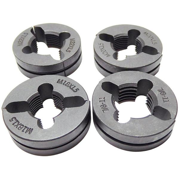 5pc 4size 大型車 ハブボルト、スタッドボルト ネジ山修正ツールセット