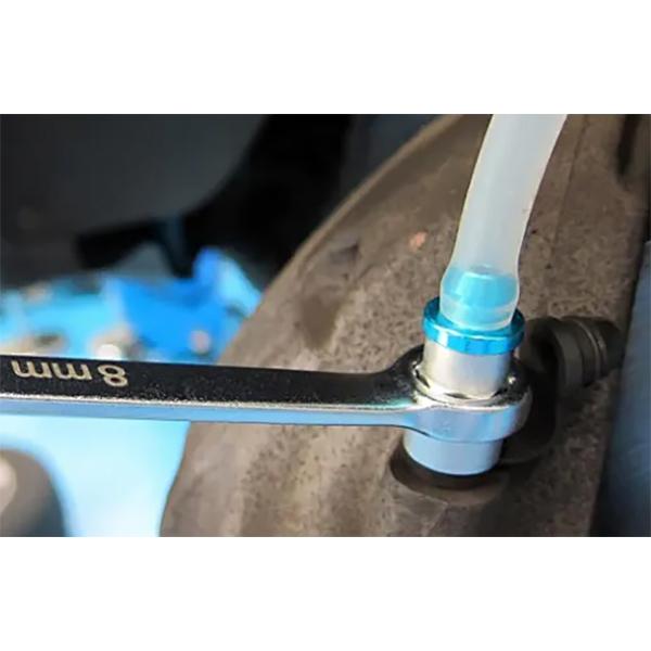 ブレーキブリーダーレンチ 8mm ワンウェイバルブチューブ付き B296 |  | 02