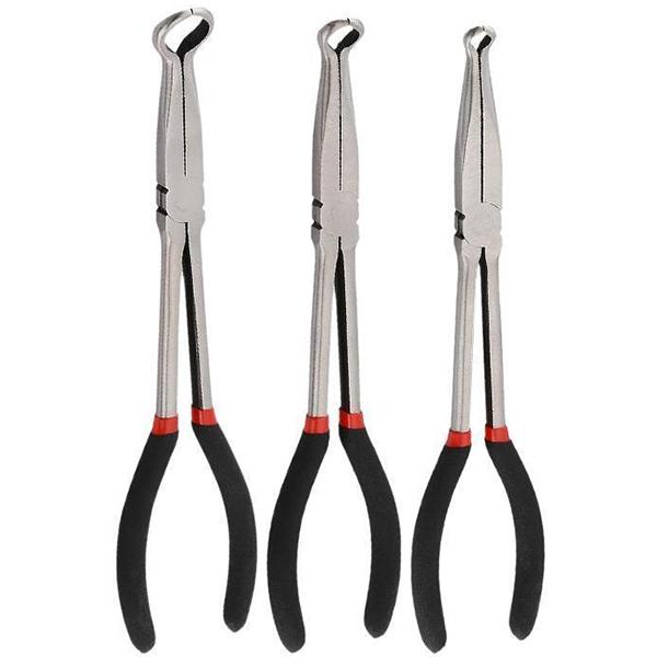 ロングノーズホースプライヤー 3本セット ホースクランプ（円形ベントタイプ） B313 | 