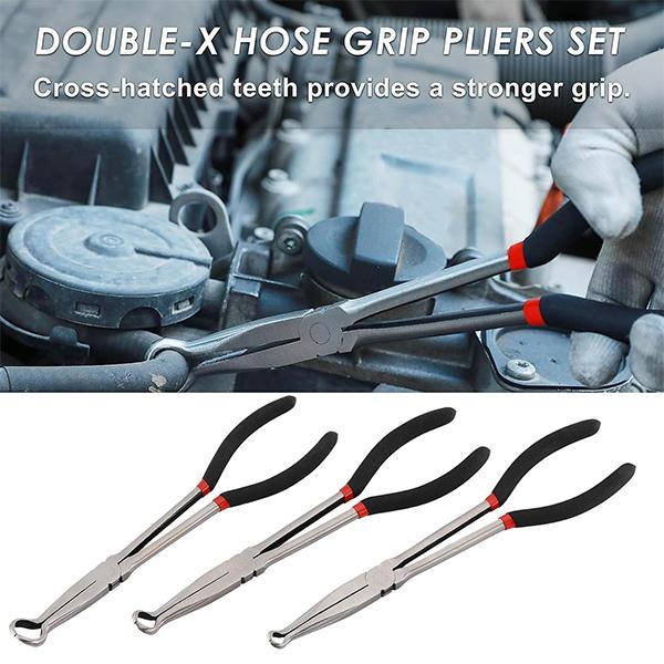 ロングノーズホースプライヤー 3本セット ホースクランプ（円形ベントタイプ） B313 |  | 02