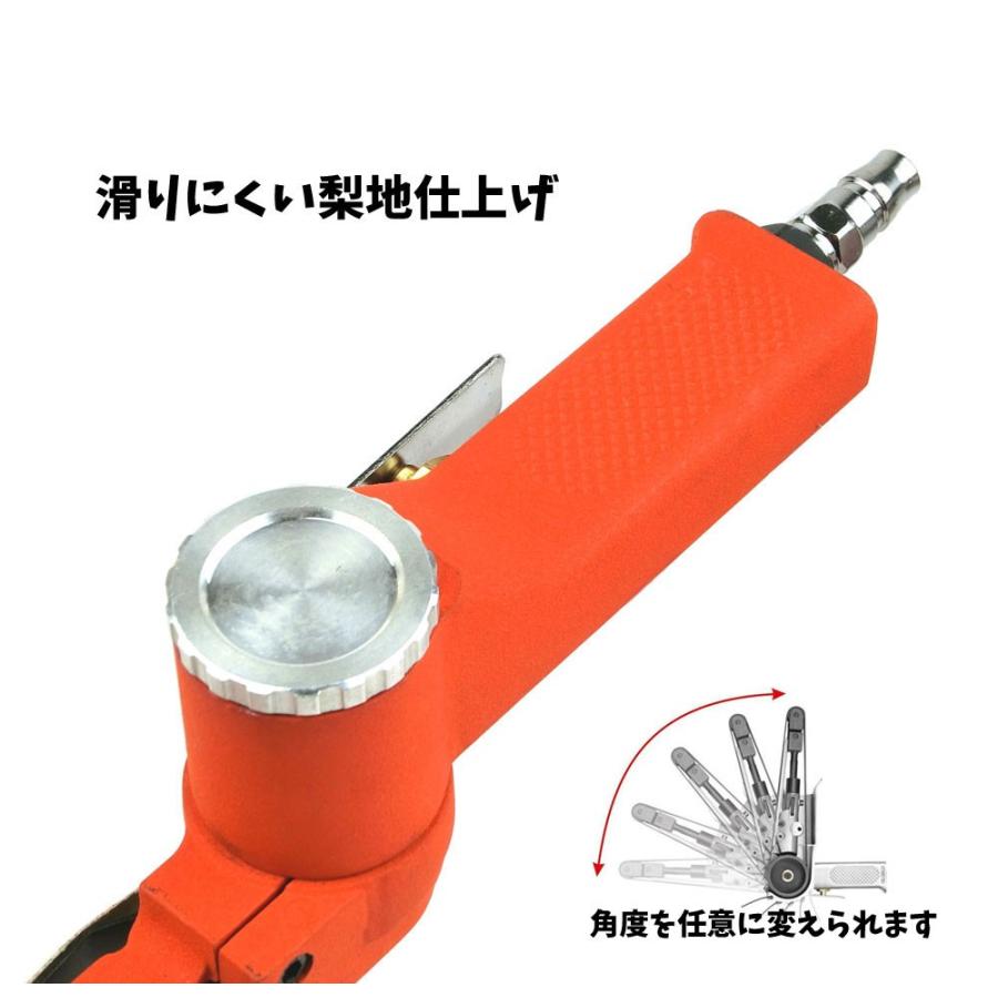 エアーベルトサンダー10mmトラスコ製 TOOL COMPANY STRAIGHT（ツールカンパニーストレート） エアーベルト