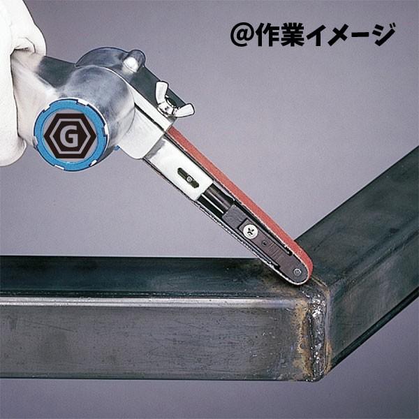エアーベルトサンダー10mmトラスコ製 TOOL COMPANY STRAIGHT（ツールカンパニーストレート） エアーベルト