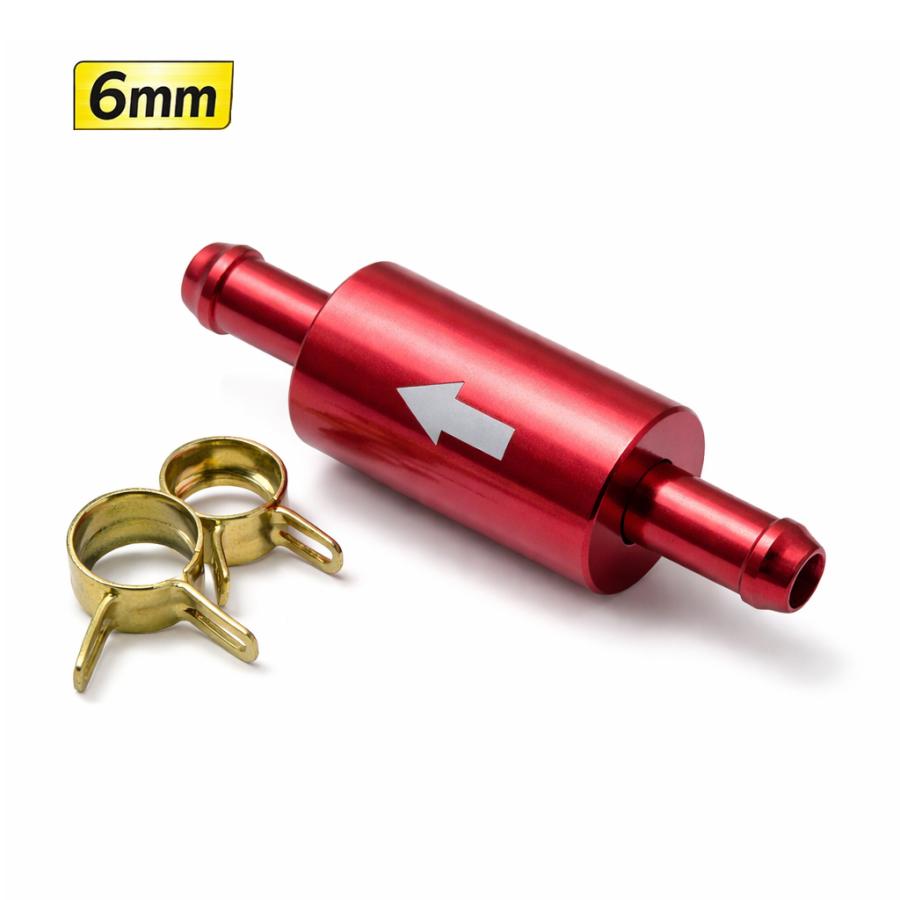 2個セット 6mm ワンウェイバルブ 燃料・水・ガス・エア・真空用 T319