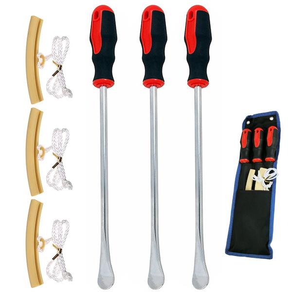 375mm(15") ロングタイヤレバー3本とリムプロテクター3個セット T184 | 