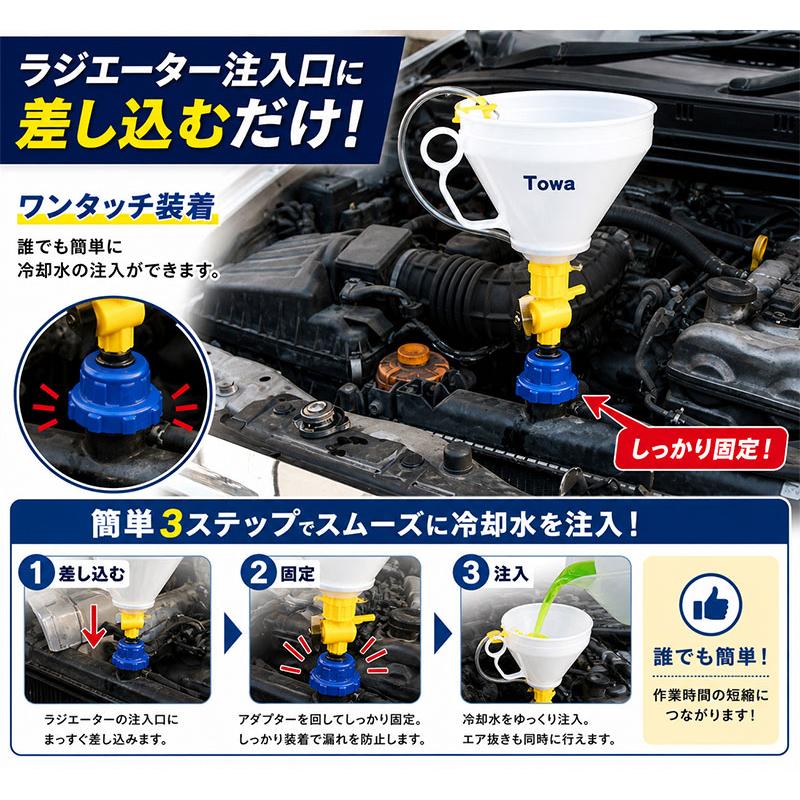 □予約5月中旬前後発送予定□ 誰でもできるクーラントチャージャー