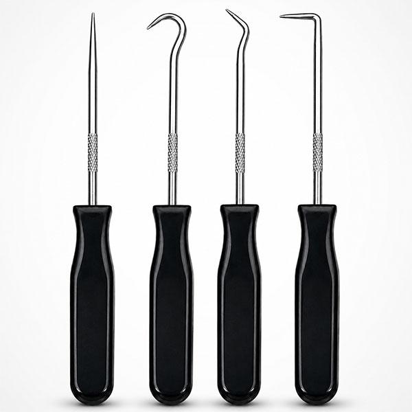 4本セット フック＆ピックツールセット 4pc 全長約160mm A089 : Garage