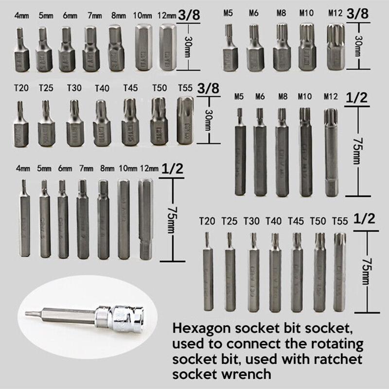 40pc パワービットセット 6角スプライン＆トルクススター B247