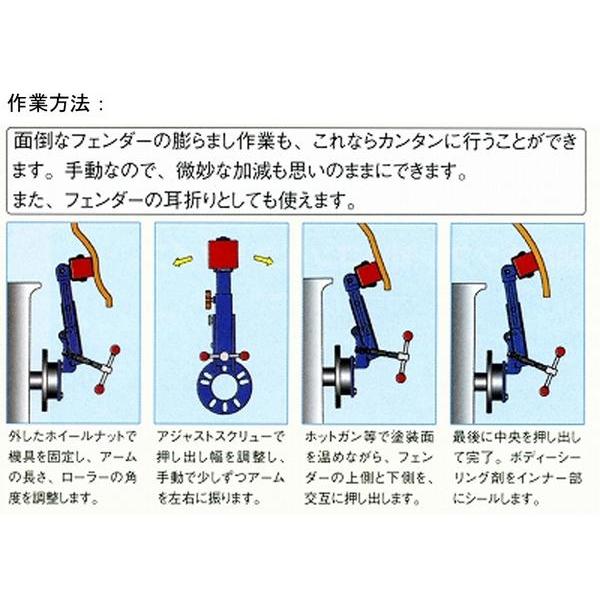 フェンダーベンディングツール（ホイールアーチローラー フェンダー爪折りツール） K005 |  | 04