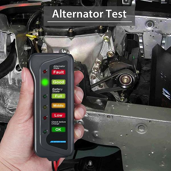 12Vバッテリー テスター + オルタネーターチェッカー N041 : Garage