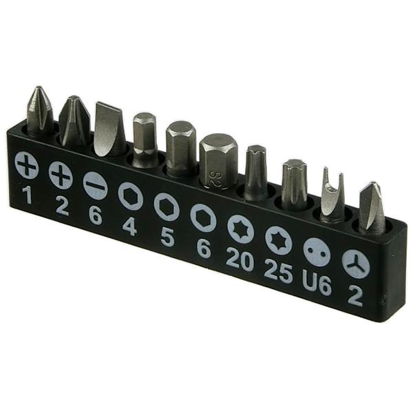 11pc マイクロラチェットレンチ＆ドライバー ビットセット T205