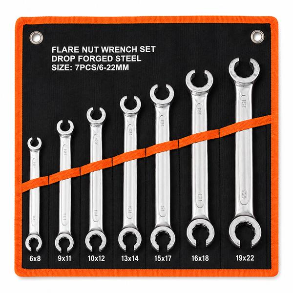 7pc フレアナットレンチセット T115 : Garage.com - 通販 - Yahoo