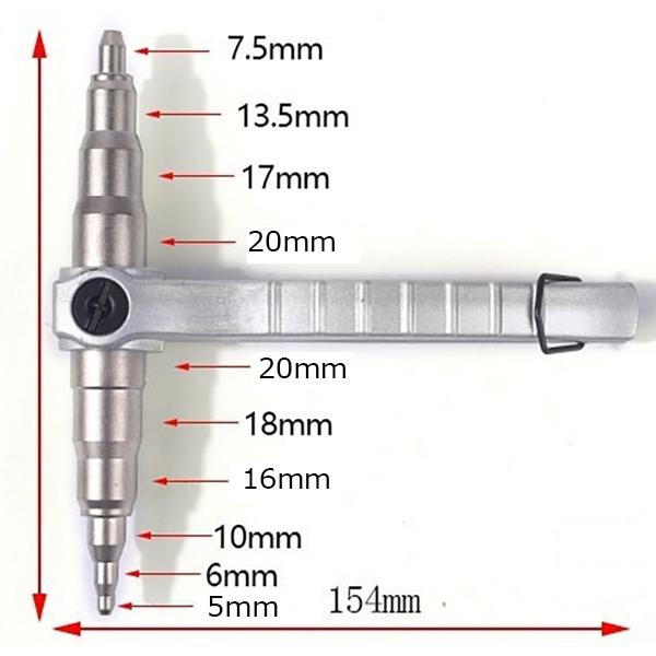 銅管チューブエキスパンダーツール 6-22mm 銅管パイプ拡張ハンド 銅管チューブエキスパンダーツール 6-22mm 銅管パイプ拡張ハンド