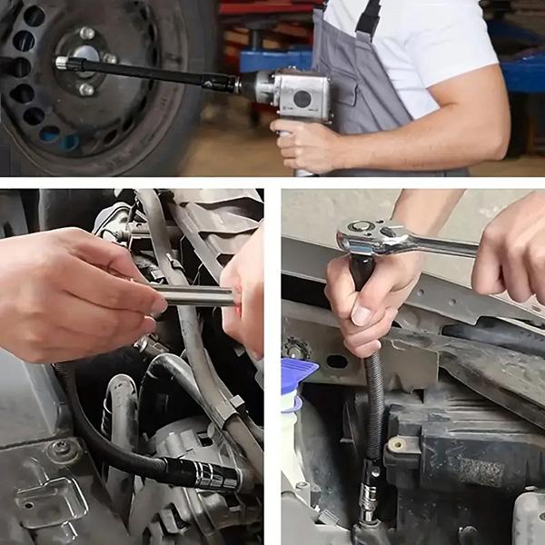 強力かつ頑丈なフレキシブルエクステンションバーシャフト 3/8 強力かつ頑丈なフレキシブルエクステンションバーシャフト 3/8