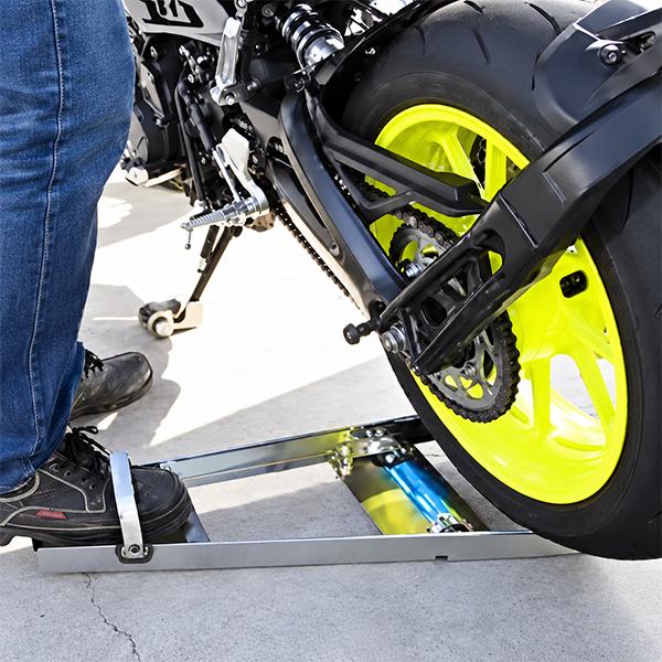ステンレス製 大型バイク楽々車庫入れ用移動ツール：バイクイージー