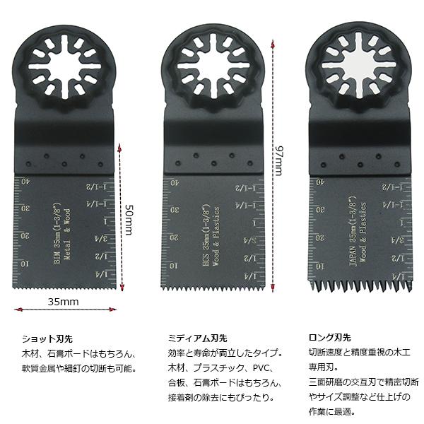 マルチツール用替刃ブレード10枚セット スターロック互換＆OIS互換