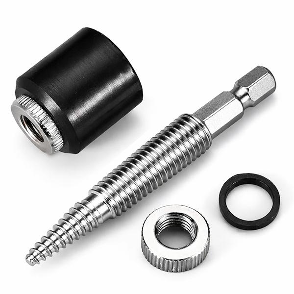 樹脂アンカー ナイロンプラグ抜き取り工具 アンカーリムーバー 電動ドリル用 取り外し 2個セット T835 |  | 02