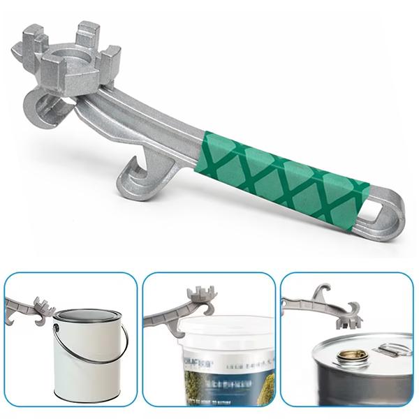 ペンキ缶 ドラム缶オープナー 多機能バケットオープナー 滑り止めグリップ付き T841 |  | 02