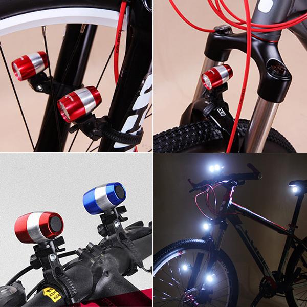 自転車用 6LED mini セーフティライト カスタムライト 夜間安全走行