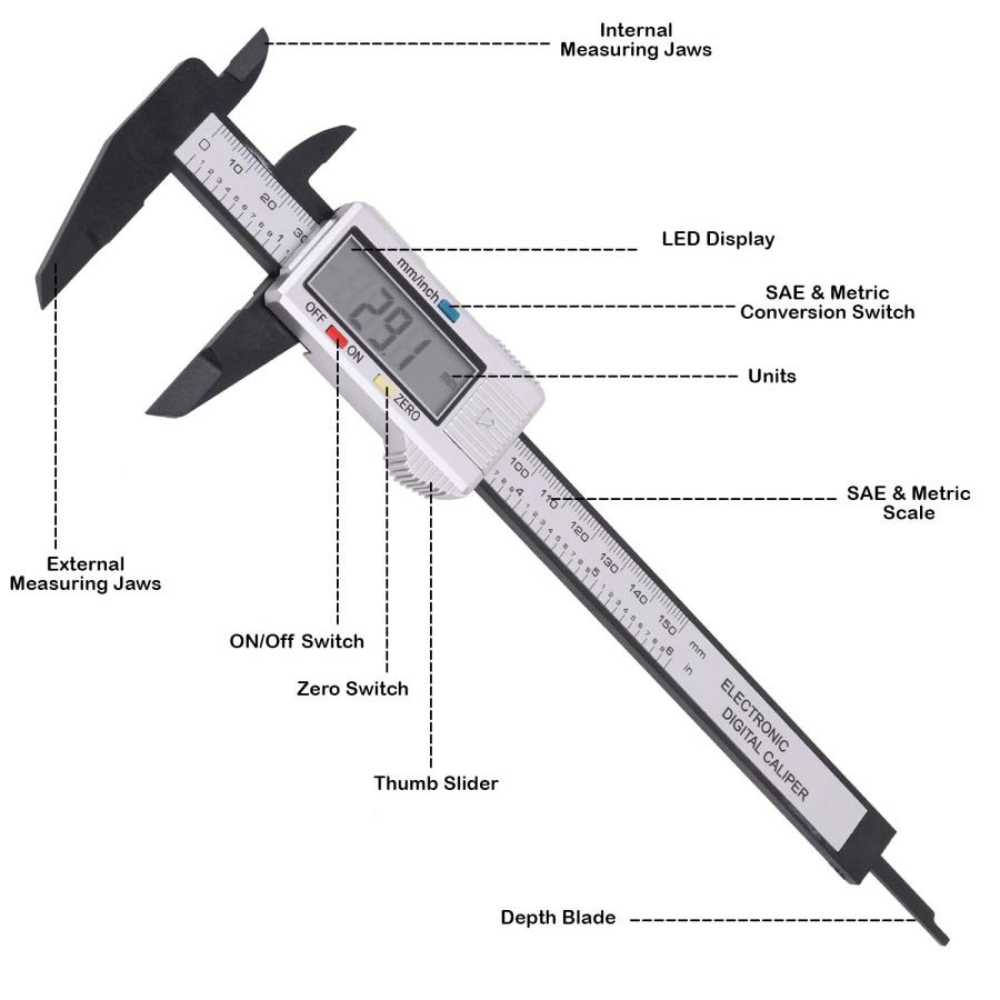 ノギス 新潟精機 プラスチックノギス 快段目盛 軽快 100mm PC-100KDを検証