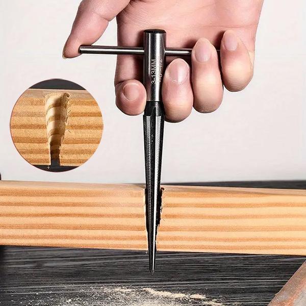 ハンド式テーパーリーマー（大） 穴開け・面取りに 5-16mm YZA016