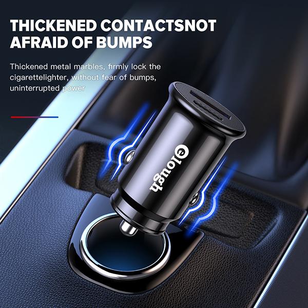 最小パワフル40W QC3.0+PD 車＆バイクシガーソケット仕様 急速充電