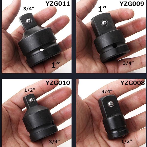 インパクトレンチソケット 変換アダプター 凹12.7mm(1/2") →凸19mm(3/4") YZG008｜garagecom｜05