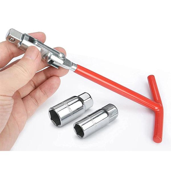 T型ハンドル付き プラグソケットレンチ 3点セット 16mm＆21mm プラグ