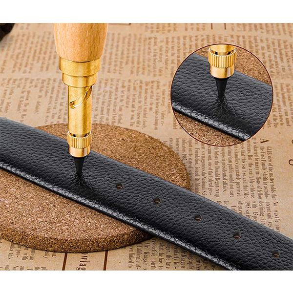 レザークラフトスクリューポンチ ベルトパンチ 穴あけポンチ ブレード6