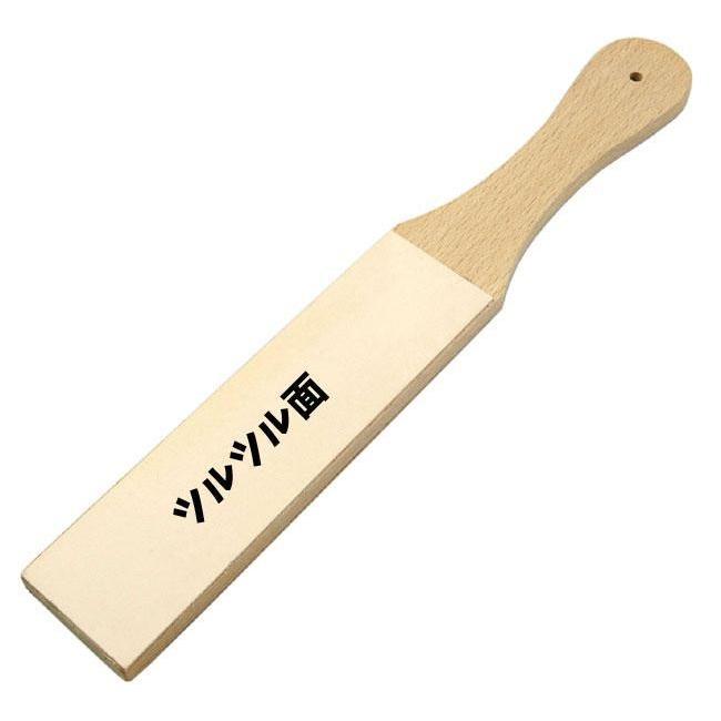 ナイフ研ぎ パドルストロッピング・革砥 木台+青棒 YZL130 |  | 01